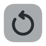 Rotate Left 1 SVG Icon